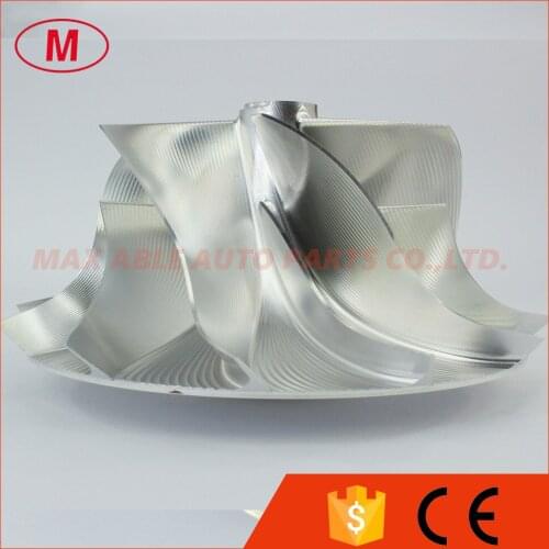 S400 171691 74.53/101.44mm 6+6 blades high performance point milling Turbo milling/aluminum 2618/billet compressor wheel