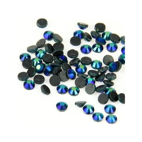 Super Glitter Rhinestones Crystal AB Colorful SS16 Sizes DMC Hot Fix Rhinestone Flat Back Strass Sewing Fabric Garment Shoes