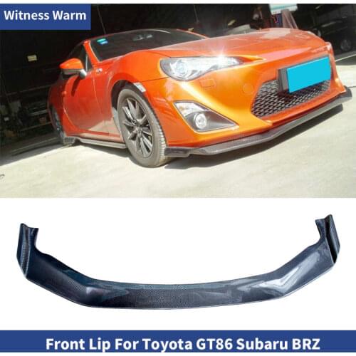 Carbon Fiber FRP front bumper lip spoiler front shovel for toyota GT86 FT86 Subaru BRZ 2013 2014 2015 2016 2017