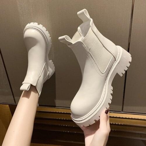 Winter boots ladies ankle boots warm-up plush winter womens short boots snow boots white boots