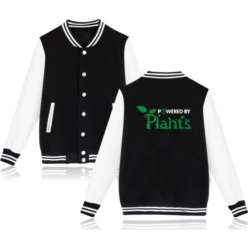 Meaningful Pattern Jacket Promote To Be Vegan Printed Powered By Plants Men/Women Sweatshirt Interesting Clothes Casual Hoodies