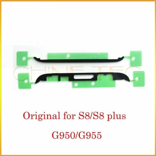 100set 100% New original Pre-Cut Front Frame Adhesive LCD Sticker For Samsung Galaxy S8 G950 / S8 plus G955.this is not AAA cop