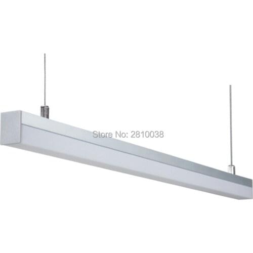 10 X 2M Sets/Lot Top selling led aluminium profile and 27mm tall square type aluminium led extrusions for recessed wall lamp