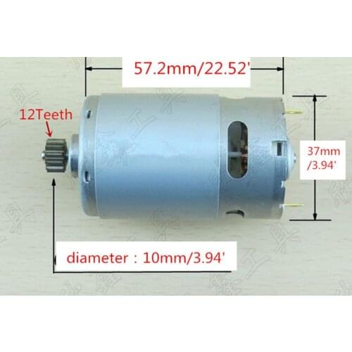 12 Teeth 12 tooth Motor DC 18V Replacement For BOSCH GSR18V GSR18-2 GSR1800-LI TSR1800-LI Cordless Drill ScrewdriverEngine