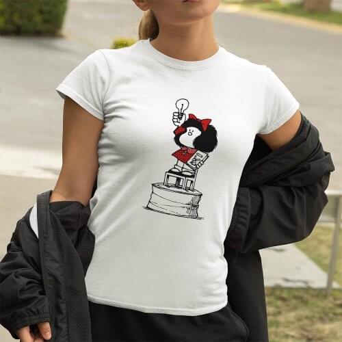 2021 Women T Shirt Punk Yellow Light Bule Girl Printed Short Sleeve Feminino Flowers T-shirt Sunshine My Only Shirts T-shirt