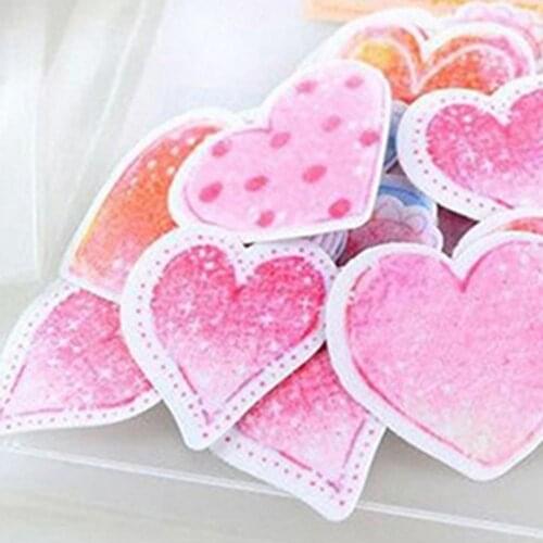 70Pcs Stationery Book Sticker Scrapbooking Self-Adhesive PVC Cute Funny Luggage Flower/Sky/Animal Stickers for Laptop Notebook