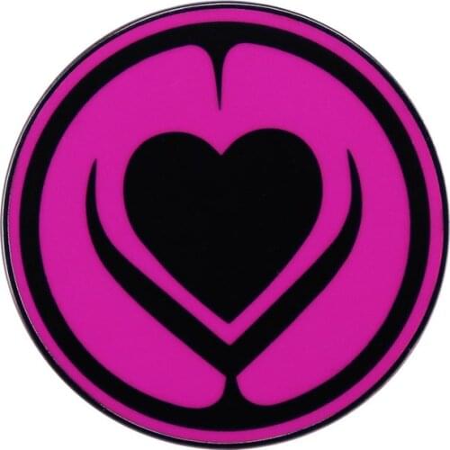 Kindness Punk Circular Badge Lady Gaga Lapel Pin brooch