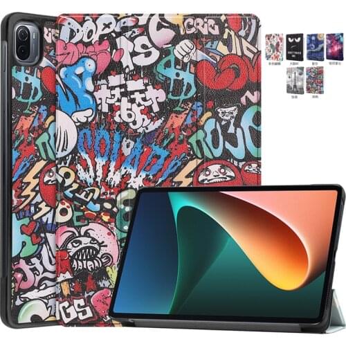 2021 new for Xiaomi miPad 5 Pad 5 Pro case pad 5 pro 5G 11inch Tri-fold tablet case stand smart Magnetic Adsorption shell funda