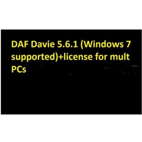 Davie XDc II Runtime 5.6.1 (Windows 7 supported)+license for Daf