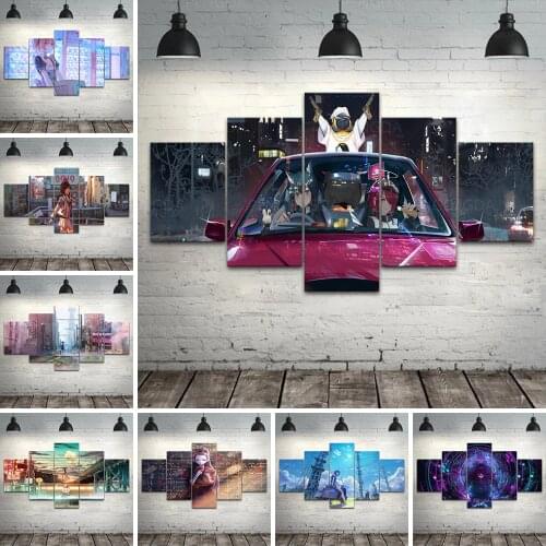 Home Decoration Wall Art Canvas Animation Scenery Painting Print Posters Modular Cartoon Picture Cuadros For Bedroom No Frame