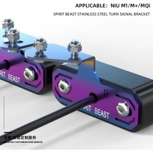 Spirit Beast Motorscyle Electric-scooter front Turn lamp holder Turn Signal light fixing frame bracket For NIU M1/M+/MQi/MQi