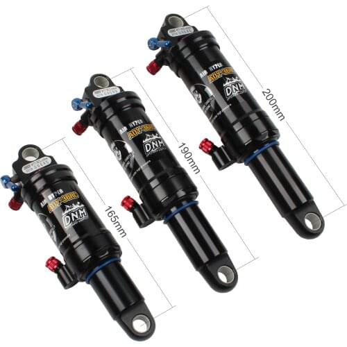 DNM Mountain Bike Air Rear Shock Rebound MTB Downhill Shock Absorber Adjustable Damping/Air Pressure Lock Out Cycling Accessoire