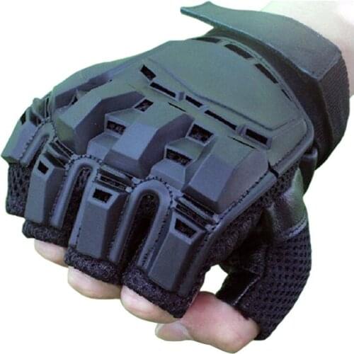 Breathable Protective Tactical Gloves Full-finger Fighting Mens Deformation Outdoor Cycling Sports Black Army Military Gloves