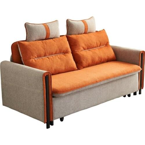 Customized latex sofabed dual-purpose collapsible living room study multi-functional small household network celebrity Nordic