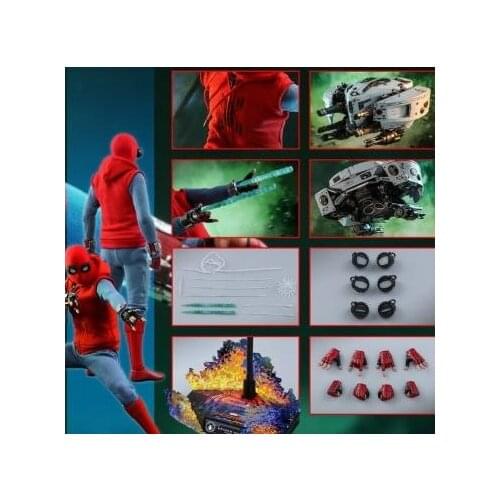 HT hottoys Hot Toys MMS552 MMS-552 1/6 Spider Far From Home Homemade Suit Action Figure Toy Doll Model Body