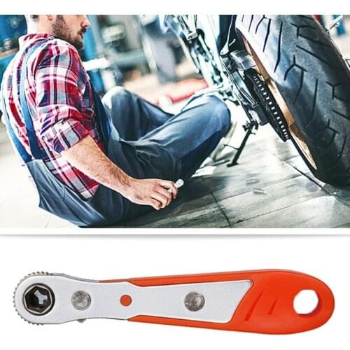 Mini Magnetic Ratchet Wrench 1/4"(6.35mm) Hexagon Torx Bidirectional Control for Single/Double Head Screwdriver Tool