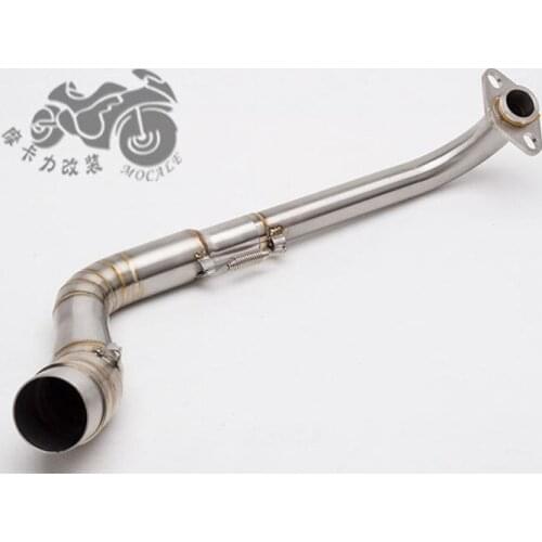 Motorcycle Modified Exhaust Pipe Front Section NMAX155 Exhaust NMAX155 Bend Stainless Steel Front Link Pipe