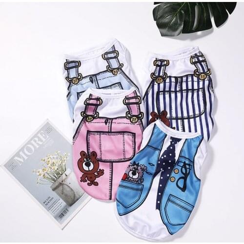Fashion Pet Puppy Vest Summer Pets Dogs Clothing For Small Medium Dogs Costume Pet Apparel Chihuahua Clothes Ropa Perro Cat Vest