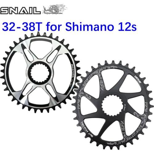 Snail Chainring for Shimano Direct Mount 12s 12 speed oval round crankset M6100 M9100 M9120 M8100 M8130 M7100 MT900 XTR SLX