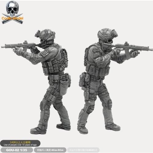 1/35 Resin Soldier Of Russian Special Forces Figure Model kits self-assembled Gou-02