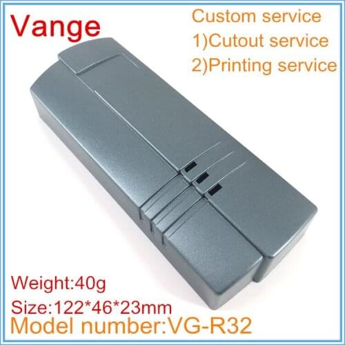 1pcs/lot mold extrusion shell box 122*46*23mm ABS plastic diy instrument housing chassis for security system module product