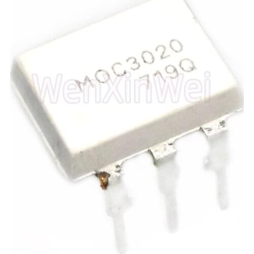 10PCS/LOT MOC3020 DIP6 3020 DIP Optocoupler Lsolator New SIP-6