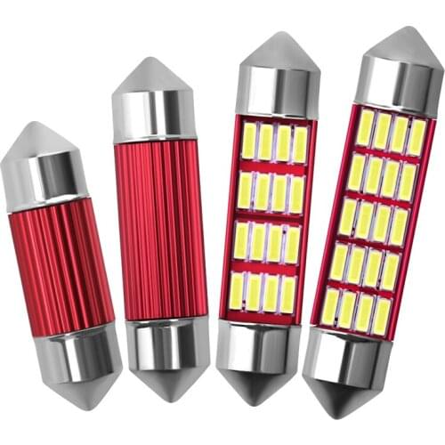 1x Signal Lamp C5W C10W Led 31mm 36mm 39mm 41mm C10W Canbus Festoon Led 3014 SMD Dome Light License Plate Light White Error Free