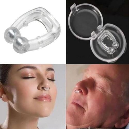 2pcs Anti-Snoring Snore Stopper Nose Clip Nasal Dilators Breathe Easy Good Sleep Nose Congestion Aid Device