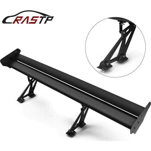 53.15'' Rear Car Sedan Double-deck GT Wing Racing Spoiler Lightweight Aluminum Car Spoiler Wing Car Tail Decoration RS-LTB115