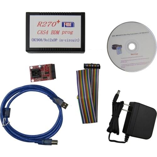 Best R270+ BDM Auto Key Programmer R 270+ CAS4 odometer chips read and write R270 V1.2 Car Diagnostic Tools Free Shipping