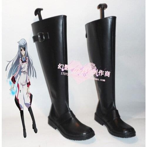 Infinite Stratos Laura Bodewig Halloween Long Cosplay Shoes Boots H016