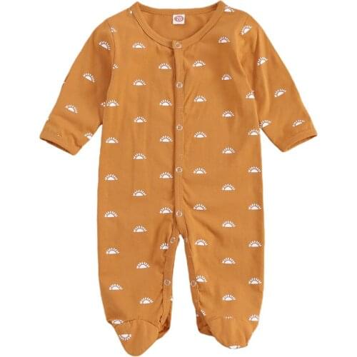 Baby Spring Autumn Clothing Infant Baby Girl Boy Clothes Long Sleeve Knitted Romper Ribbed Rainbow Jumpsuit Overall Outfit