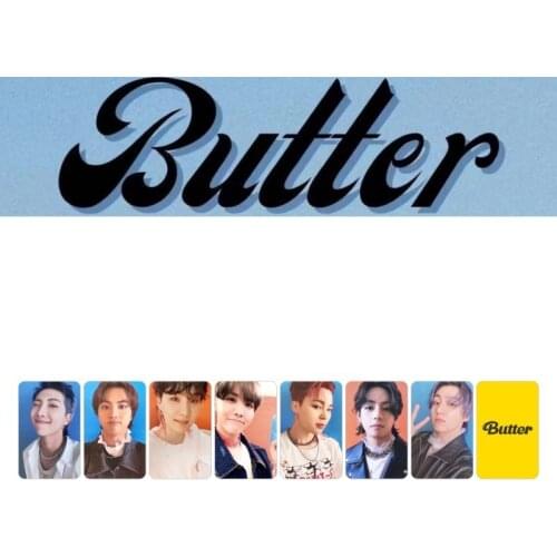 KPOP 7PCS/SET Bangtan Boys Butter Lomo Cards Photocards Postcards Double Sides JIMIN JIN SUGA J-HOPE Fans Collection Gifts