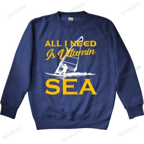 Men autumn sweatshirt black hoody Men hoodies Novelty sweatshirt Windsurfing black Sportswear warm hoody