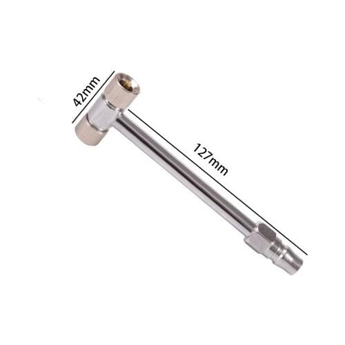 Tire inflatable nozzle mouths, fast tire inflatable pipe joints, air outlets for tire pressure gauge