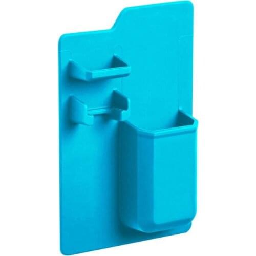 New Fashion Strong Suction Multifunctional Silicone Toothbrush Holder Baskets Shaver Rack Bathroom Storage Space Rack YH-460118