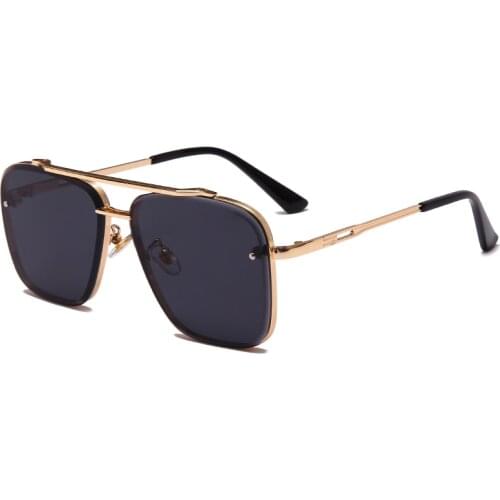 New Fashion Classic Square Sunglasses Cool Men Vintage Brand Design Metal Sun Glasses Women Shades UV400 Oculos De Sol