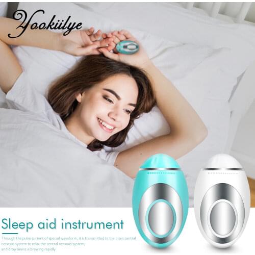 Portable Sleep Aid Device Microcurrent Sleep Aid Instrument Pressure Stress Relief USB Hand Held Hypnosis Sleep Quality Improve
