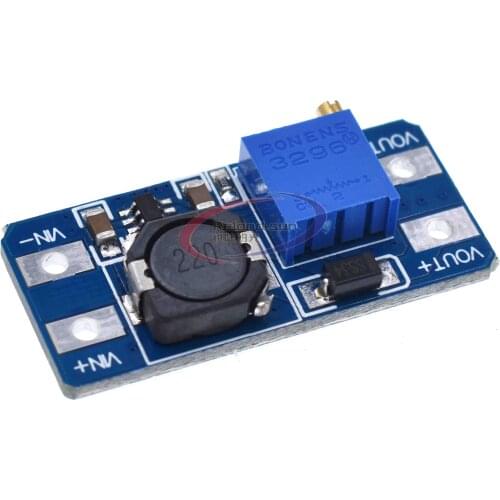 5PCS MT3608 DC-DC Adjustable Boost Module 2A Boost Plate Step Up Module With Micro USB LM2577 Replace XL6009