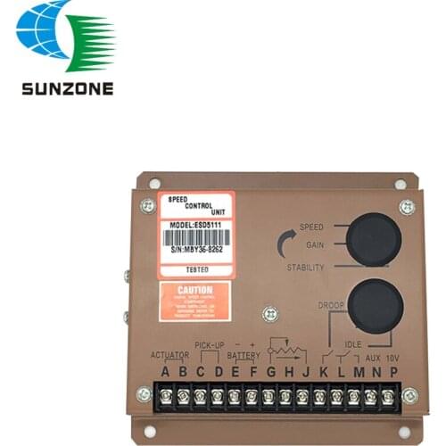 ESD5111 Engine Motor Speed Regulator For Diesel Genset Controller Power Supply Generator Parts 12v 24v Speed Govornor