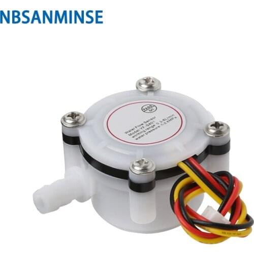 SMF-S401 High Precision Coffee Machine Water Flow Meter Sensor Connected To 6mm Hose Water dispenser NBSANMINSE
