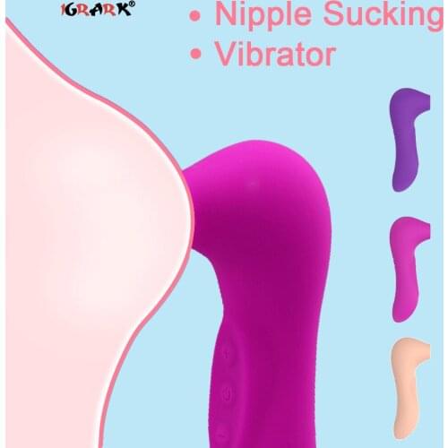 Sucking Vibrator Clit Sucker Clitoris Stimulator Masturbator Dildo Nipple Licking Tongue Oral Toys for Adults Sex Toys for Woman