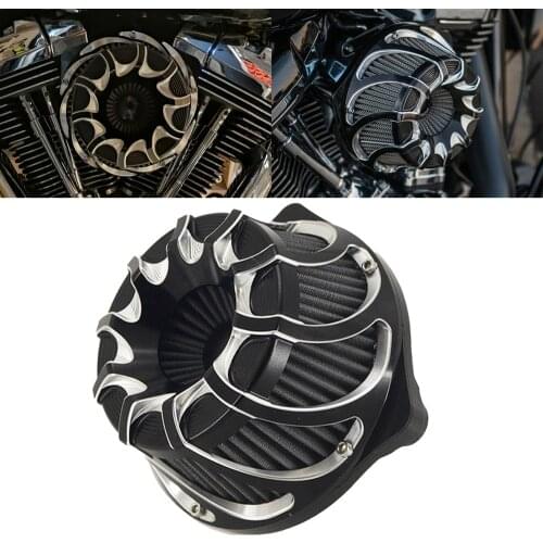 Motorcycle Air Filter Cleaner Intake Filter Grey Element For Harley Sportster XL48 Dyna FXDLS Touring Electra Road Glide Softail