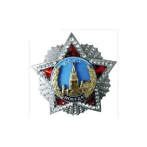 High-end 3D metal commemorative badge hot sale five-pointed star military badge