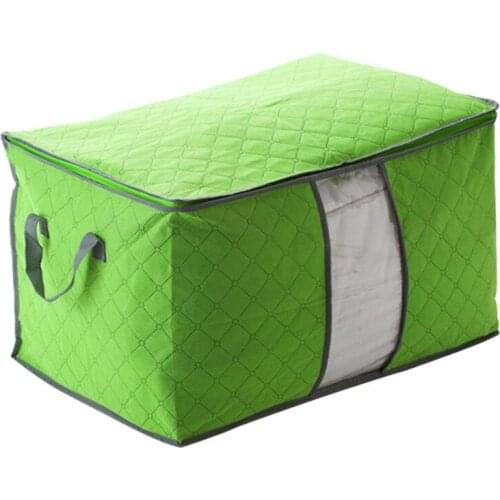 1Pcs High Quality Non Woven Clothing Pouch Holder les boites de rangement Storage Box Portable Organizer Blanket Underbed Box