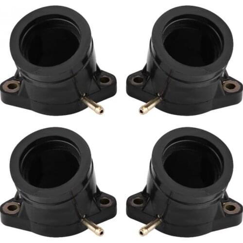 4Pcs Motorcycle Carburetor Manifold Intake Adapter Joint Boot for YAMAHA XJ1100 XS1100 XS1100L Insulator Connector Glue