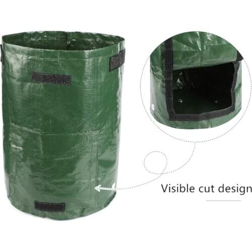 5 Pack 10 Gallon Grow Bags Durable Plant Growing Bags Portable Potato Grow Bags with Handles for Grow Multi-Species Vegetables