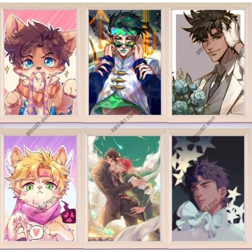 Anime Canvas Painting Wall Art Jojos bizarre adventure Posters and Prints Room Decoration Pictures for Living Kids Room Decor