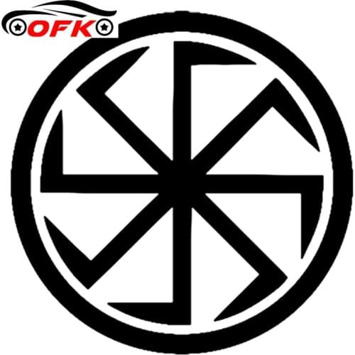 Car Stickers Decor Motorcycle Decals Kolovrat Amulet Slavic Value Decorative Accessories Creative Waterproof PVC