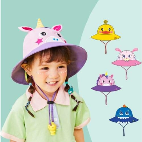 Children Hat Summer Unicorn Printing Cap For Boys And Girls Kids Sun Caps Cartoon Baby Hats 3 Months to 6 Years Old
